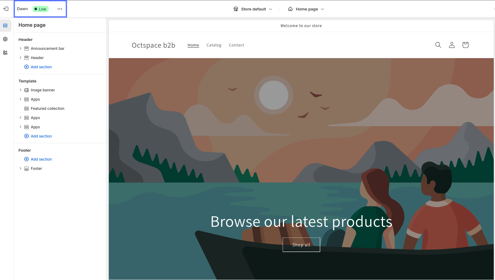 customize store