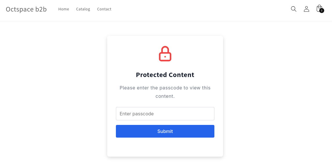 App Lock Storefront Test