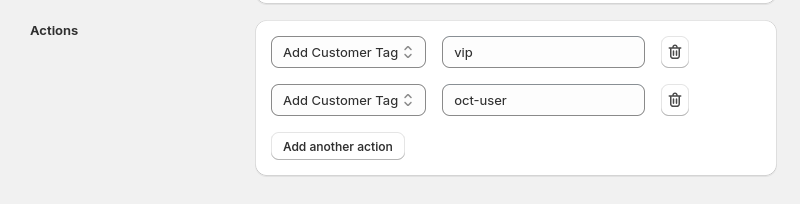 Auto Tag Actions